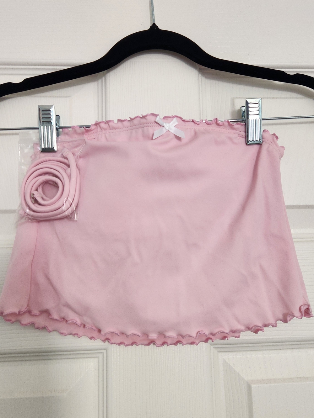 wild fable Light Pink Bikini Top With Straps